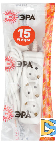 Удлинитель электрический Эра UX-3e-1,5m Б0038575
