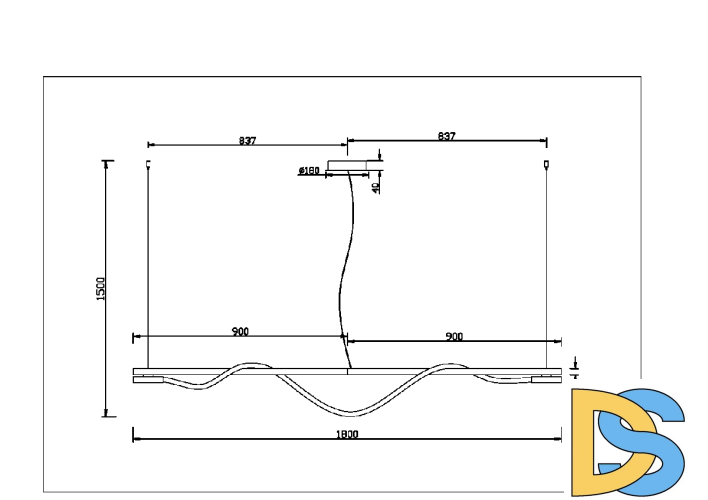 Подвесной светильник Maytoni Tau MOD166PL-L20G3K