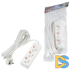 Удлинитель бытовой Uniel Ultra S-GCU3-5 WHITE UL-00010002