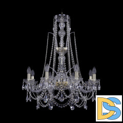 Подвесная люстра Bohemia Ivele Crystal 1411/8/240/XL-83 G