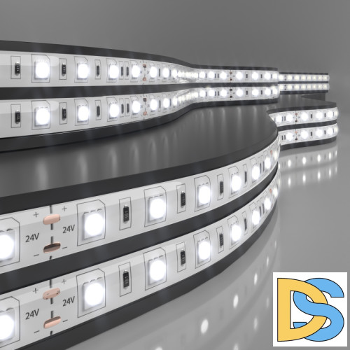 Светодиодная лента Elektrostandard 24V 14,4W 60Led 5050 IP65 дневной белый, 5м 4690389167744