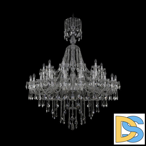 Подвесная люстра Bohemia Ivele Crystal 1415/24+12/530/XL-186 Ni