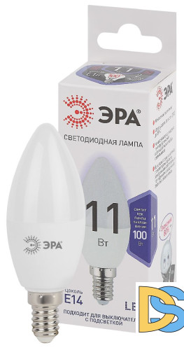 Лампа светодиодная Эра E14 11W 6000K LED B35-11W-860-E14 Б0032984