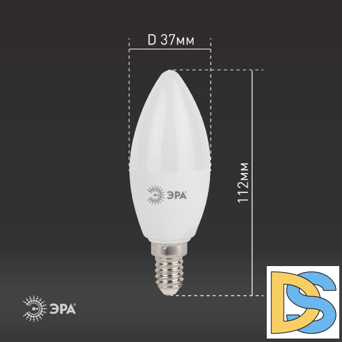 Лампа светодиодная Эра E14 11W 6000K LED B35-11W-860-E14 Б0032984