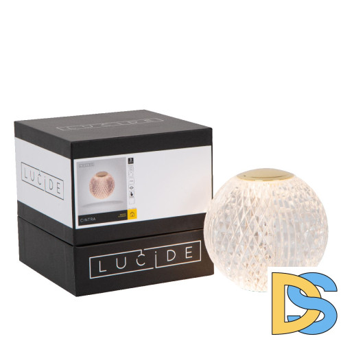 Настольная лампа с аккумулятором Lucide Cintra 13599/09/60