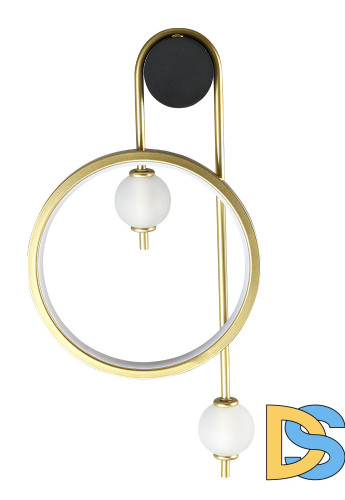 Бра Crystal lux RODRIGO AP20W LED BLACK/GOLD