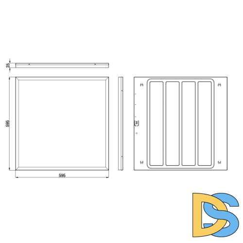 Потолочный светильник Эра SPO-1-40-4K-M-90RA Б0059727