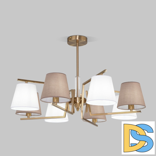 Люстра на штанге Eurosvet Ozark 60149/8 латунь a064981