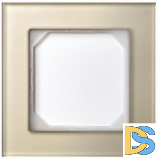 Рамка 1-ая Epsilon Стекло шампань глянцевое