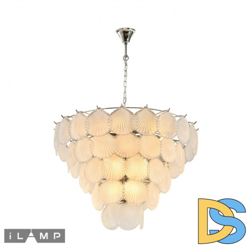 Подвесная люстра iLamp Soho P2546-18 Nickel