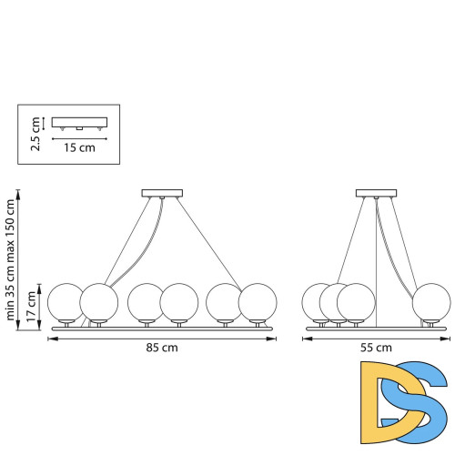 Подвесная люстра Lightstar Croco 815360