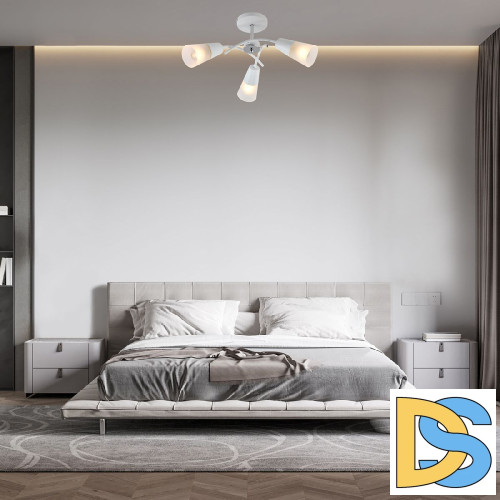 Люстра на штанге Escada Calla 1109/3P White