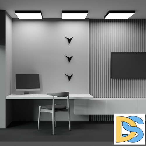 Потолочный светильник Maytoni Zon C032CL-90W3K-SQ-B