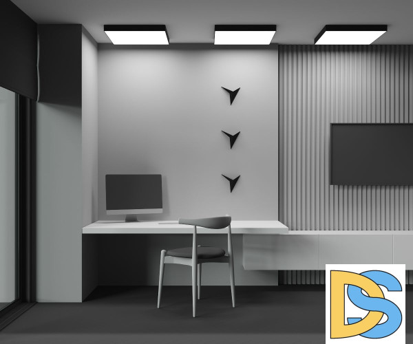 Потолочный светильник Maytoni Zon C032CL-90W3K-SQ-B