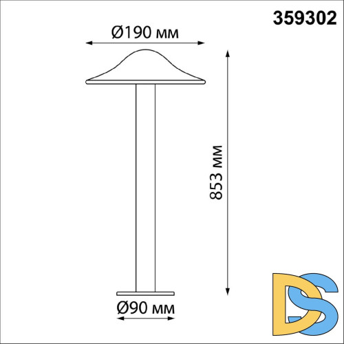 Ландшафтный светильник Novotech Fung 359302