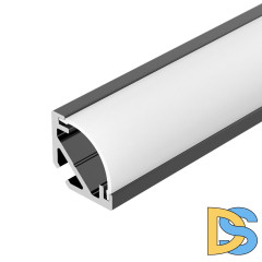 Алюминиевый профиль Arlight SL-KANT-H10-2000 BLACK 049014