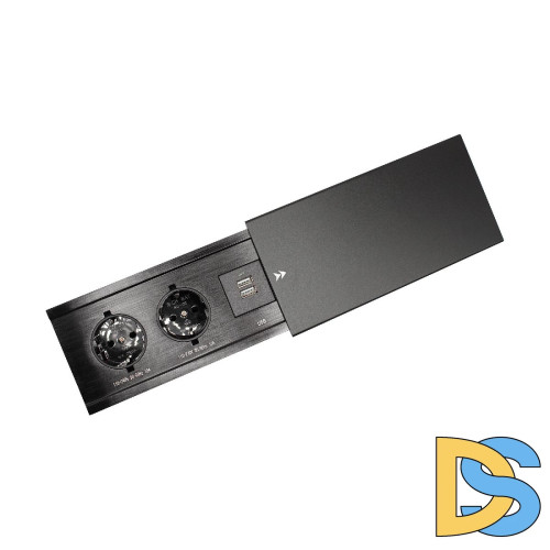 Блок розеток JX (Slide Top) (2 секции + 2 USB с кабелем питания) Mebax 00-00002889