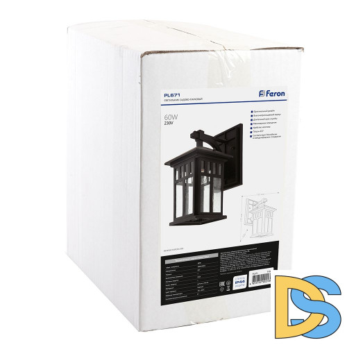 Уличный настенный светильник Feron Бергамо 11689