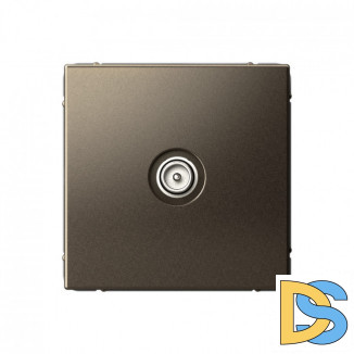 TV Розетка проходная 4DB, Schneider Electric Art Gallery, цвет Мокко, GAL000692