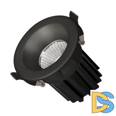 Встраиваемый светильник Arlight MS-ATOLL-BUILT-R86-10W Warm3000 (BK, 36 deg, 230V) 044612