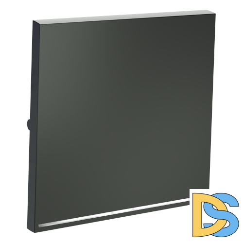 Клавиша для выключателя/переключателя одноклавишного с подсветкой, S70 (титан)