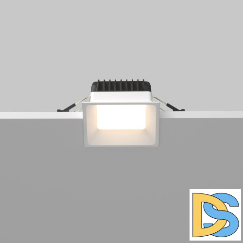 Встраиваемый светильник Maytoni Okno DL056-8W3-4-6K-W