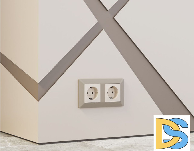 Рамка трехместная Ambrella Volt Line AF110363