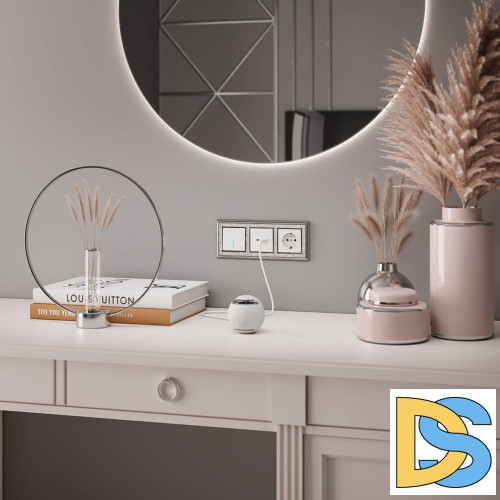 Розетка с заземлением, безвинтовой зажим Werkel белый W1171301 4690389155321