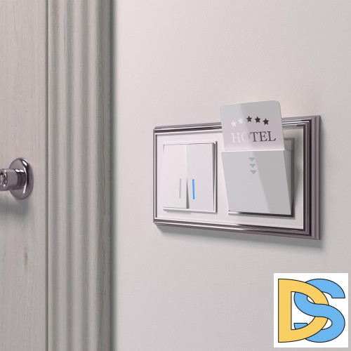 Выключатель Werkel двухклавишный проходной с подсветкой белый W1122101 4690389155222