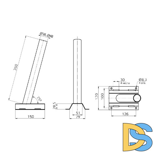 Кронштейн Gauss 903265502