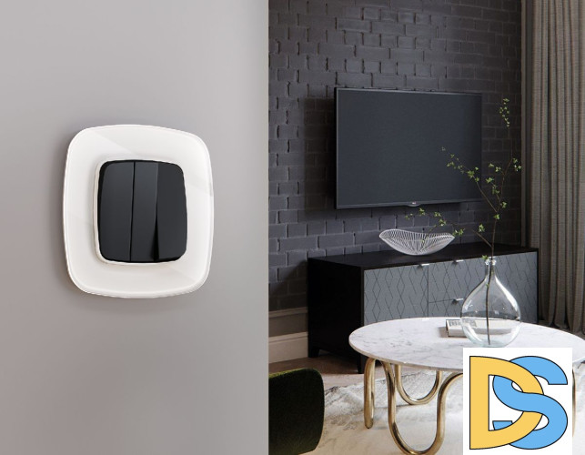 Рамка двухместная Ambrella Volt Radian OF320102