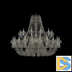 Подвесная люстра Bohemia Ivele Crystal 1409/24+12/530 G