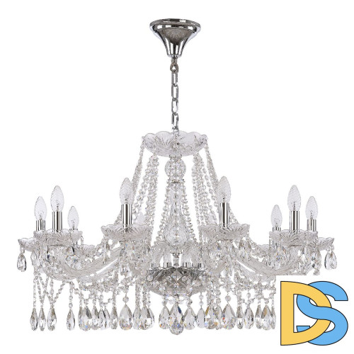 Подвесная люстра Bohemia Ivele Crystal 1413/10/300 Ni