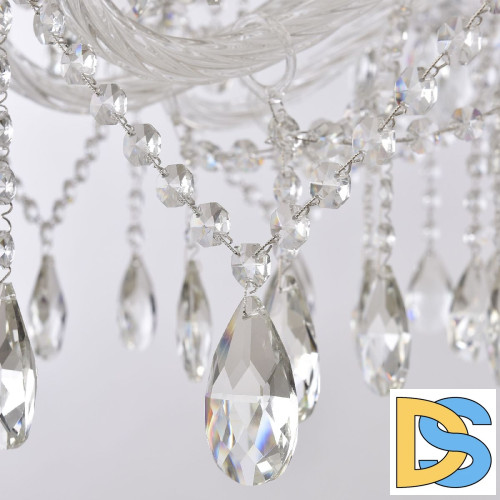 Подвесная люстра Bohemia Ivele Crystal 1413/10/300 Ni