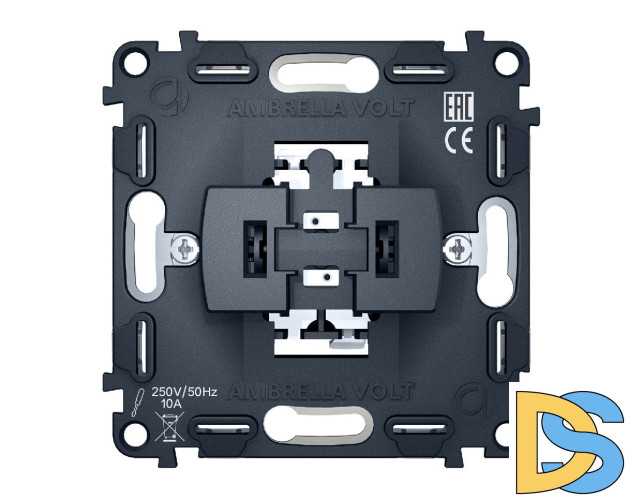 Механизм 1-кл проходного выключателя Ambrella Volt Quant VM105