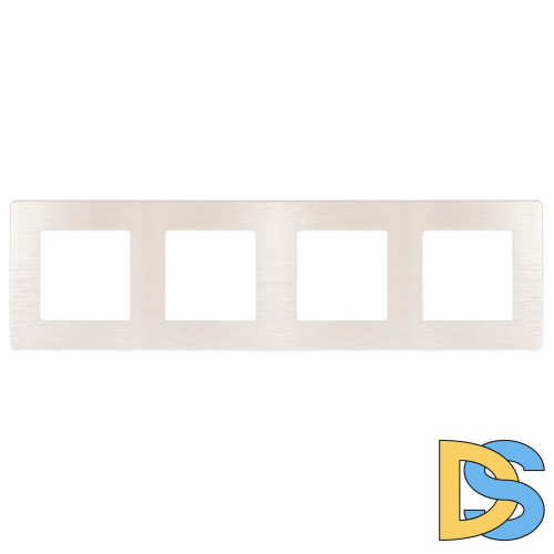 Рамка для розеток и выключателей на 4 поста Эра 12-5104-15 Б0052538