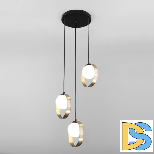 Подвесной светильник Eurosvet 50205/3 черный/бронза