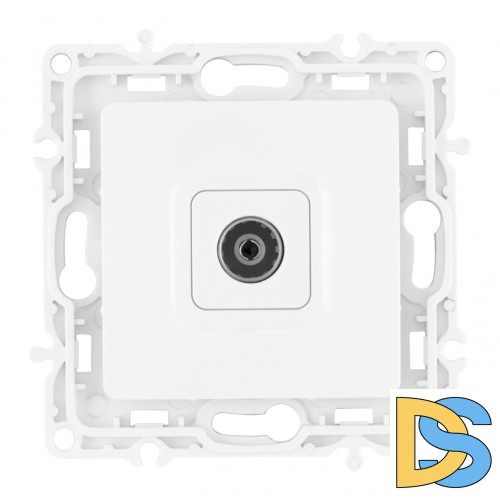 Розетка TV Arte Milano 217.43-1.white