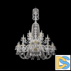 Подвесная люстра Bohemia Ivele Crystal 1402/16+8+4/400/XL-160/2d G