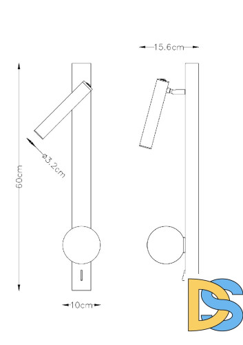 Бра Arte Lamp Joseph A2172AP-2BK