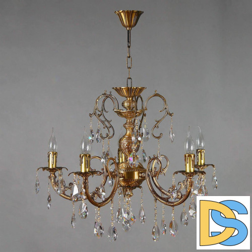 Подвесная люстра Ambiente Alicante 8888/5 AB Tear drop