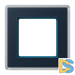 Рамка одноместная Jung AV581GLMNB