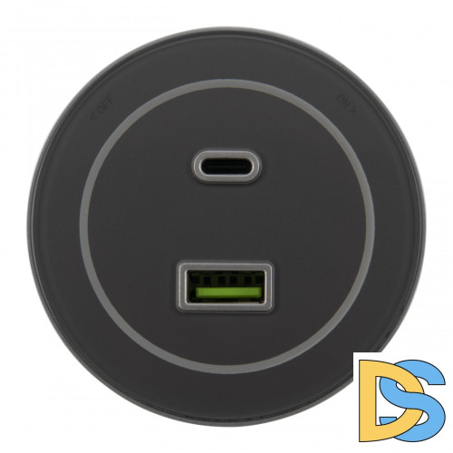 Трековая розетка Arte Milano Am-track-sockets-39 399732TS/USB-Type-C Silver