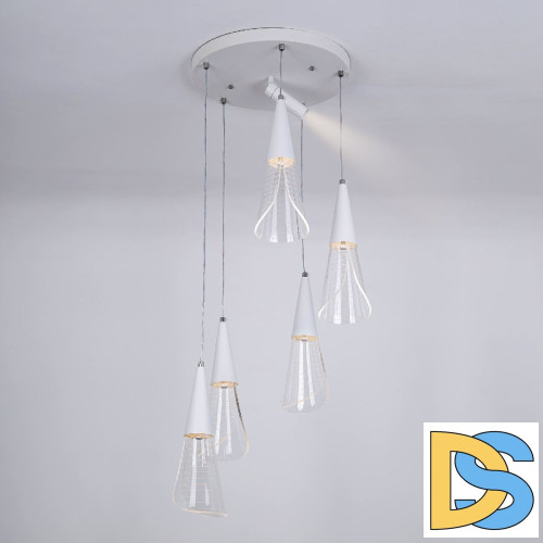 Каскадная люстра LED4U L7106-6 WТ