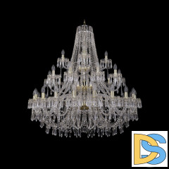 Подвесная люстра Bohemia Ivele Crystal 1403/20+10+5/400/3d G