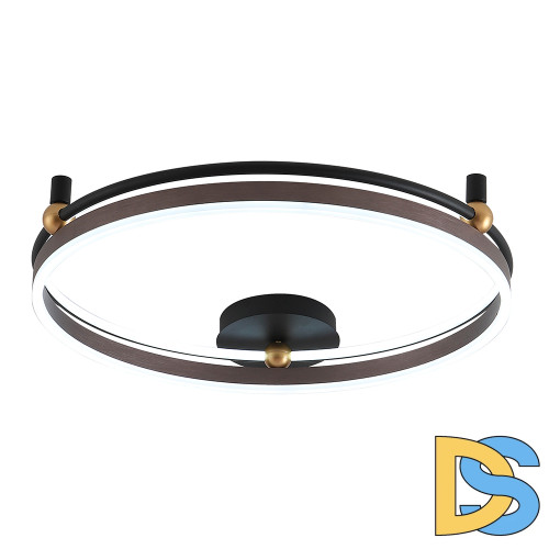 Потолочный светильник Crystal Lux FERNANDO PL72W LED COFFEE/BLACK