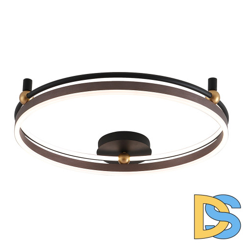 Потолочный светильник Crystal Lux FERNANDO PL72W LED COFFEE/BLACK