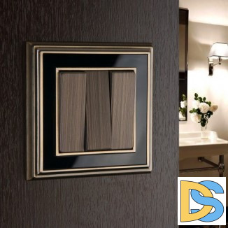 W1139012/ Набор клавиш для выключателя трехклавишного (бронзовый)