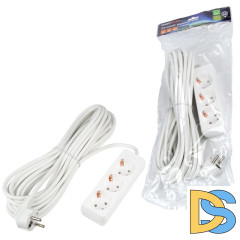 Удлинитель бытовой Uniel Ultra S-GCU3-10 WHITE UL-00010004