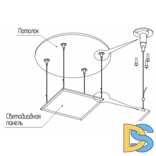 Подвесной комплект ЭРА SPL-FIX1 Б0019797